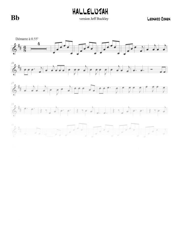 Hallelujah - SIb (Bb)