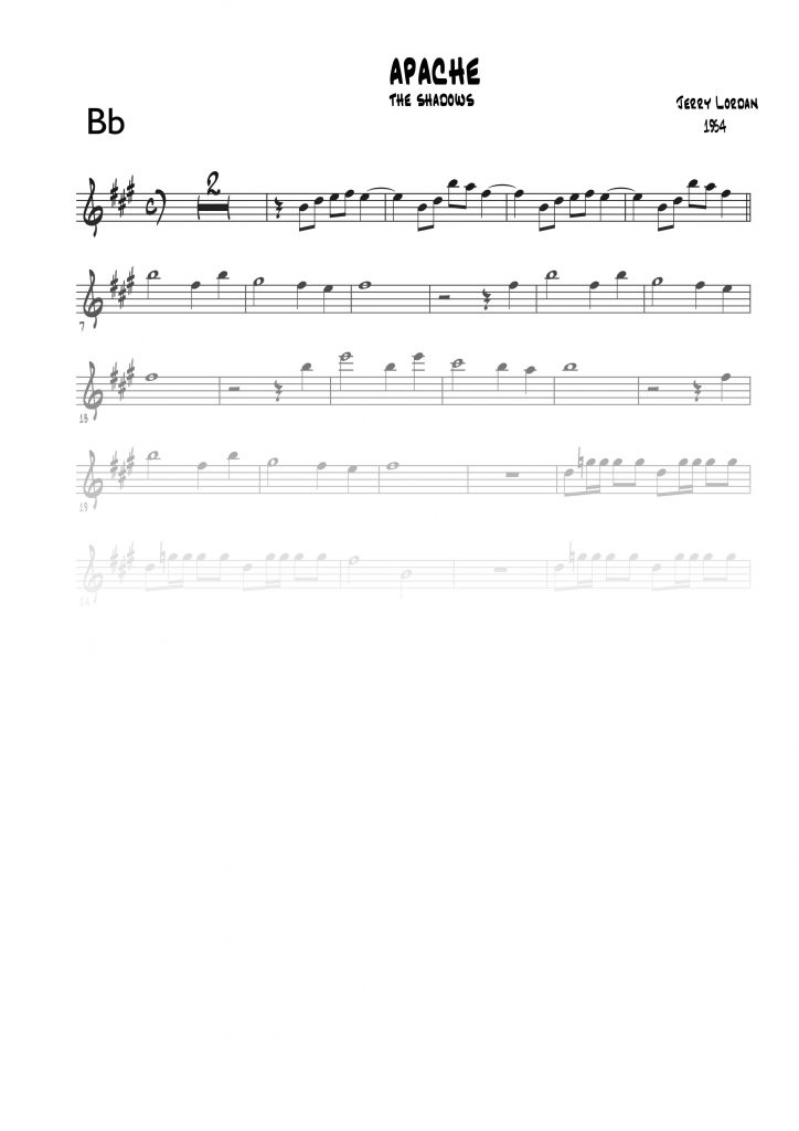 apache - Tenor Sax