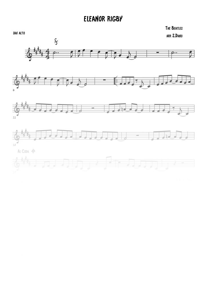 Eleanor Rigby - MIb (Eb)