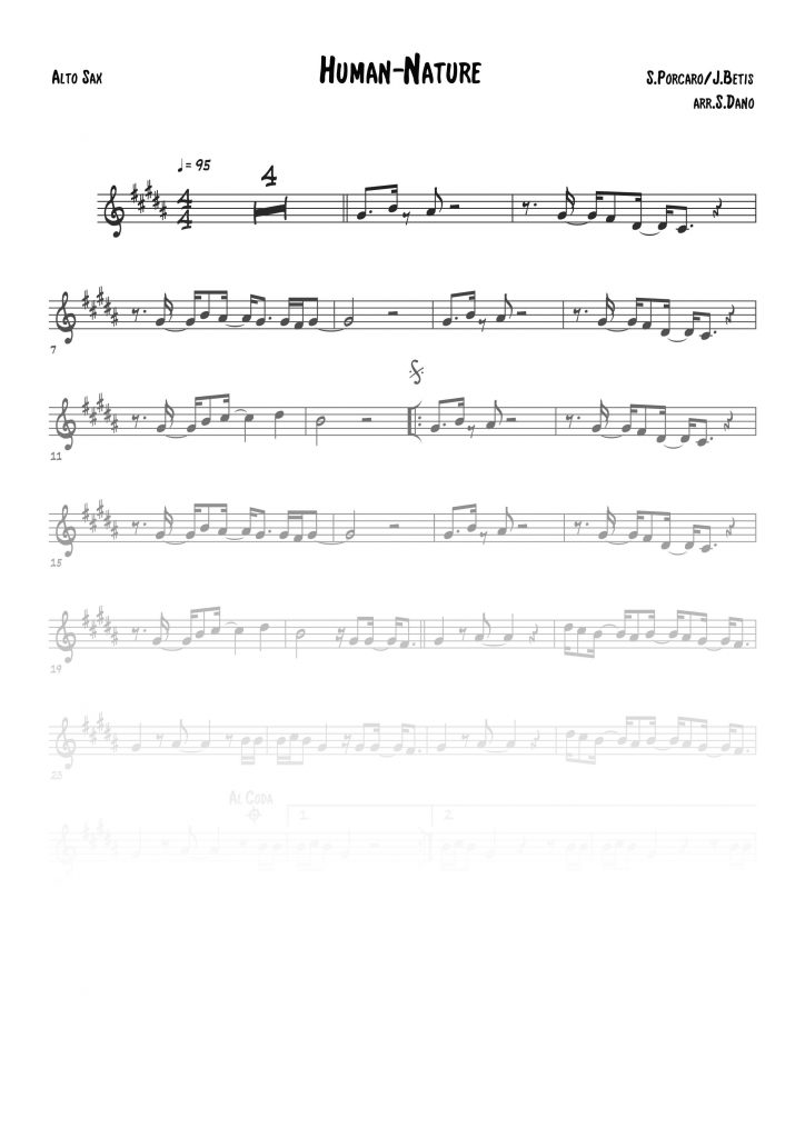 Human nature - Mib (Eb)