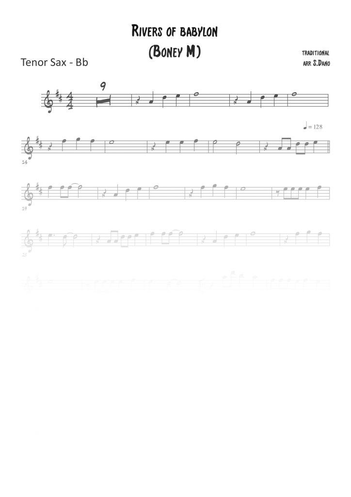 Rivers of Babylon - Sib (Bb)