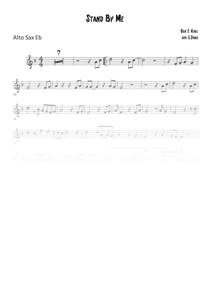 Stand By Me - Mib (Eb)