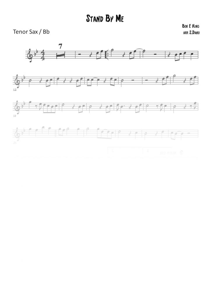 Stand By Me - Sib (Bb)
