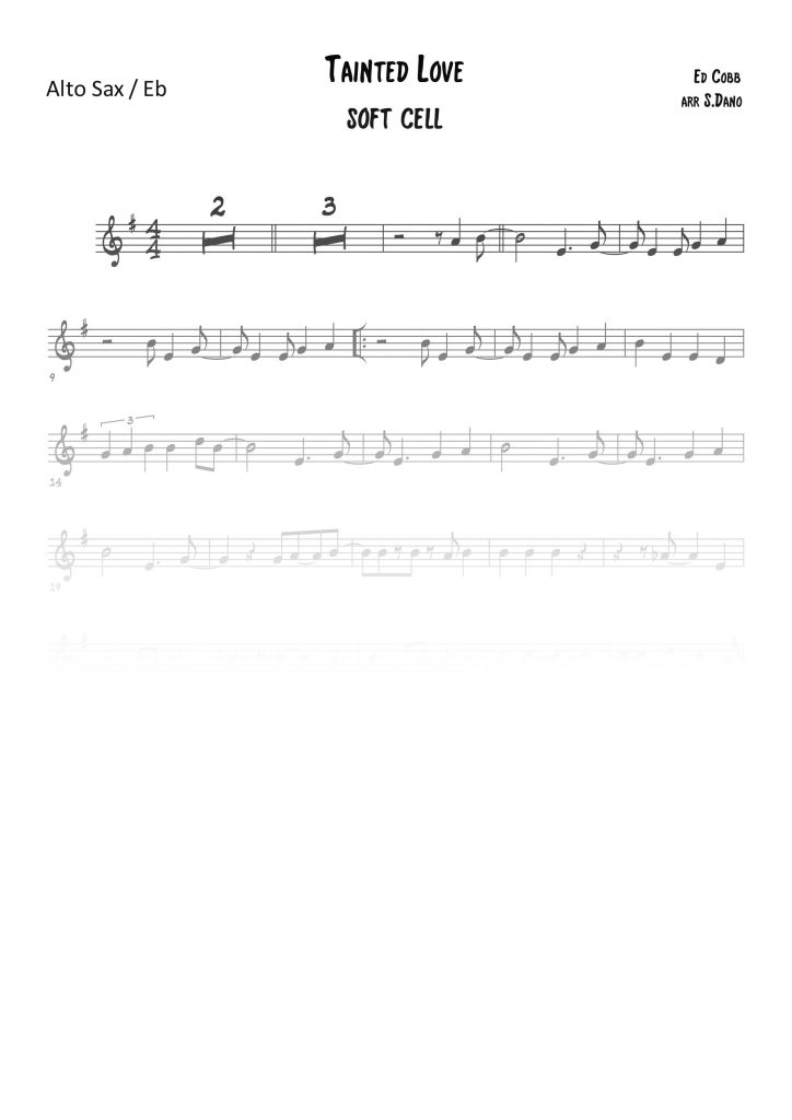 Tainted Love - Mib (Eb)