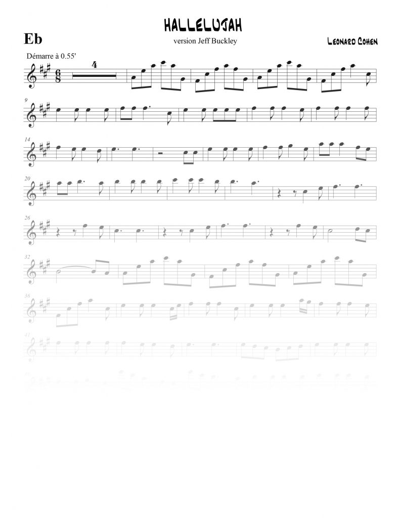 Hallelujah - Mib (Eb)