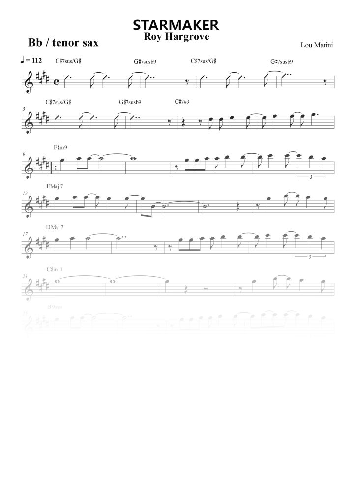 Starmaker - Sib (Bb)