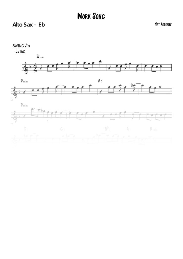 Work Song - Mib (Eb)