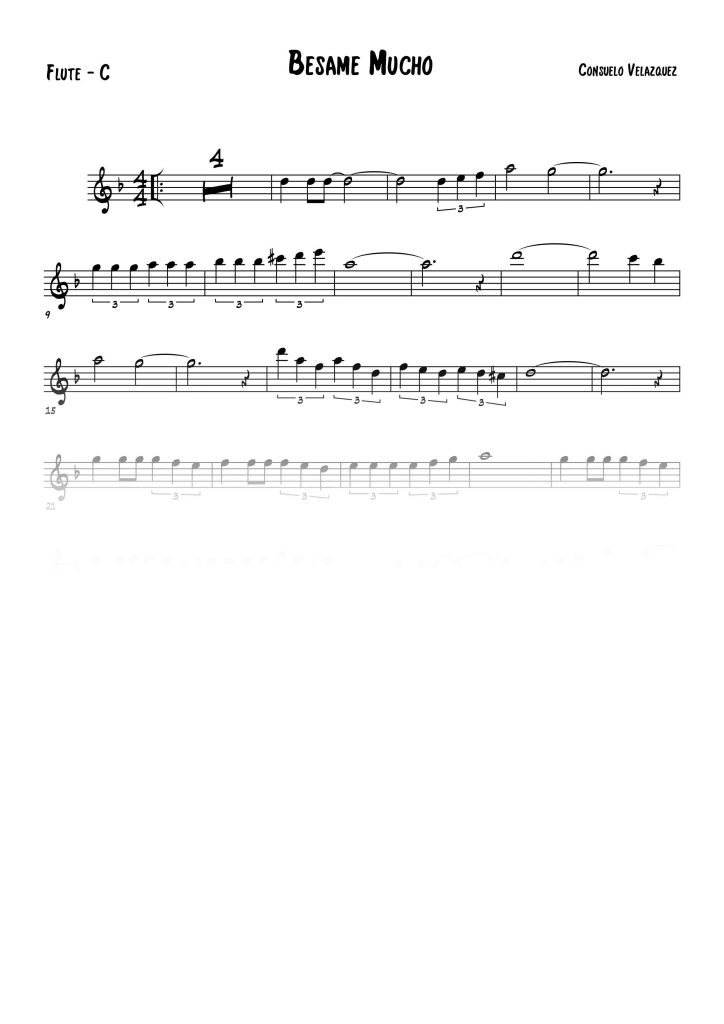 Bésame Mucho - Do (C)