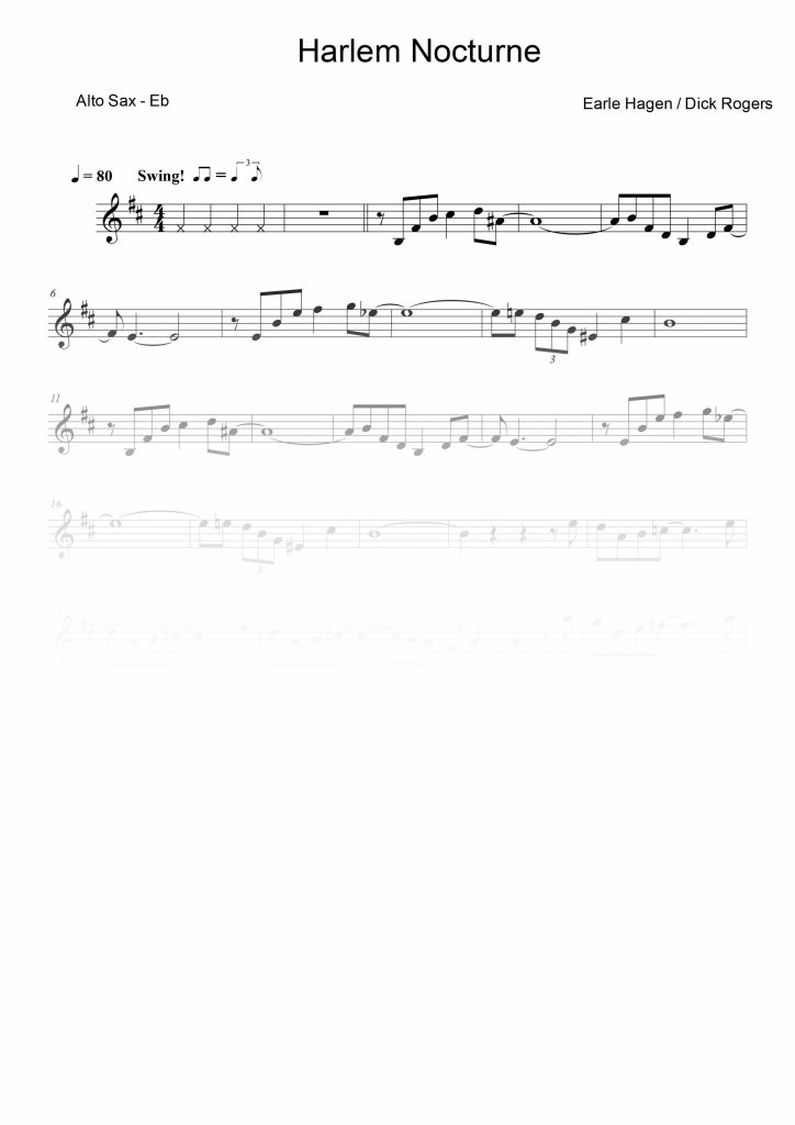 Harlem Nocturne - Mib (Eb)